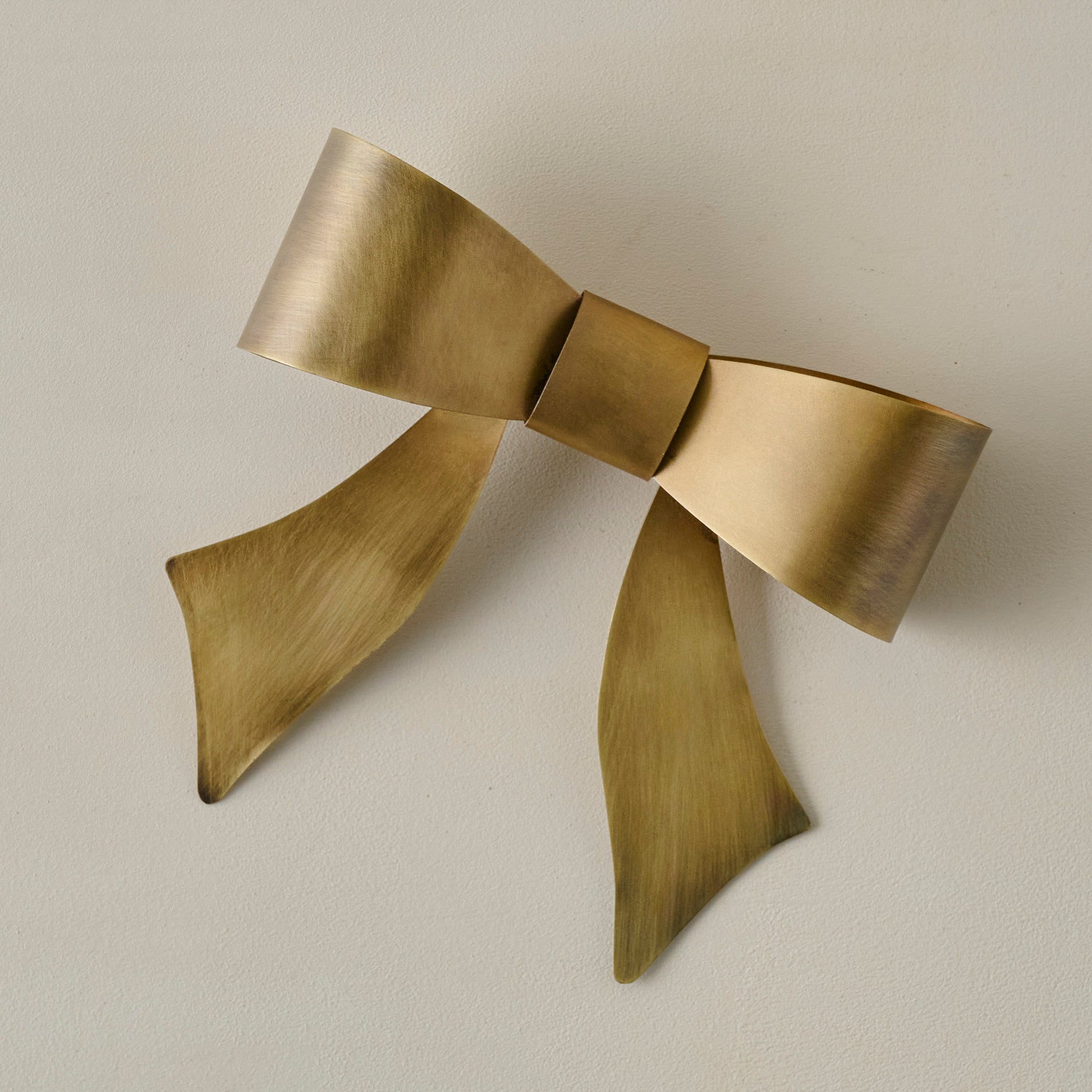 Clara Brass Bow Tree Topper