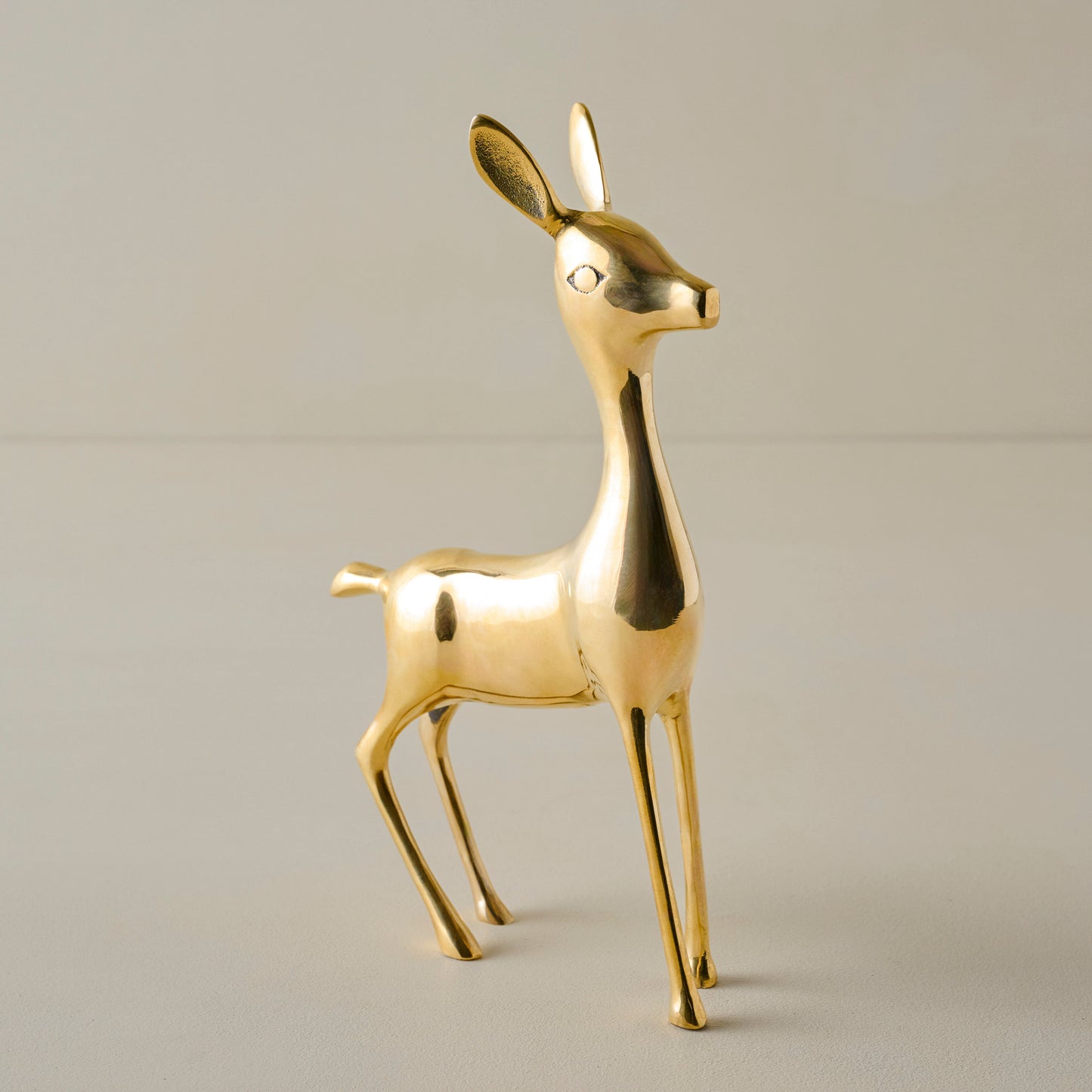 Large Decorative Brass Deer