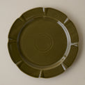 Fern Green Luna Scalloped Plate - Dinner Plate