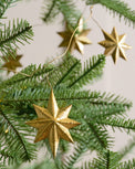 Celestial Star Garland shown on tree up close