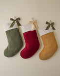 Channel Velvet Stockings
