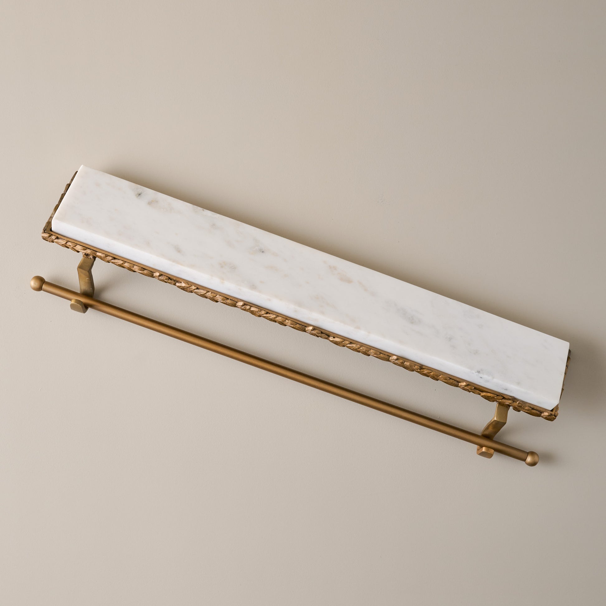 Marble and Gilded Multi Stocking Holder
