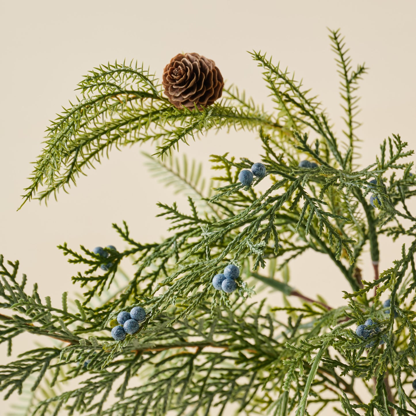 Real Touch Juniper Berry Pine Bundle up close