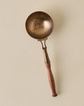 Antique Copper + Wood Coffee Scoop