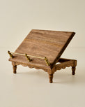 Vintage-Inspired Cookbook Holder + Riser as a cookbook holder