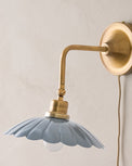 Carolyn Enamel Plug-in Sconce