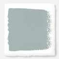 A powder blue with a slight overcast gray tint paint named rainy days