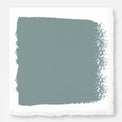 Gentle gray balanced with aqua blue hues paint named sir drake