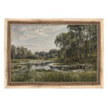Framed wall art called Pond Study