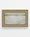 framed wall art called Lakeside at Dusk