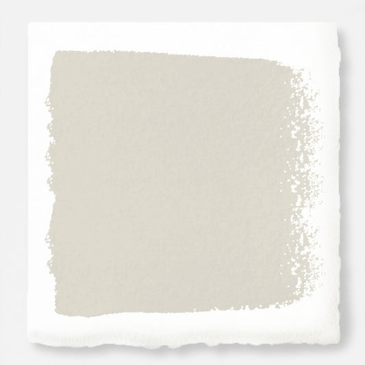 Warm white brushed with warm beige paint named locally sown