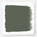 Dark and rich sage green paint named lemon leaves