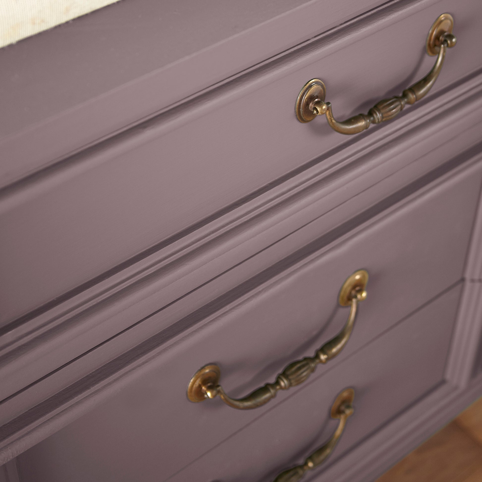 Deep and dusty berry door and cabinet paint named webster avenue shown painted on cabinet