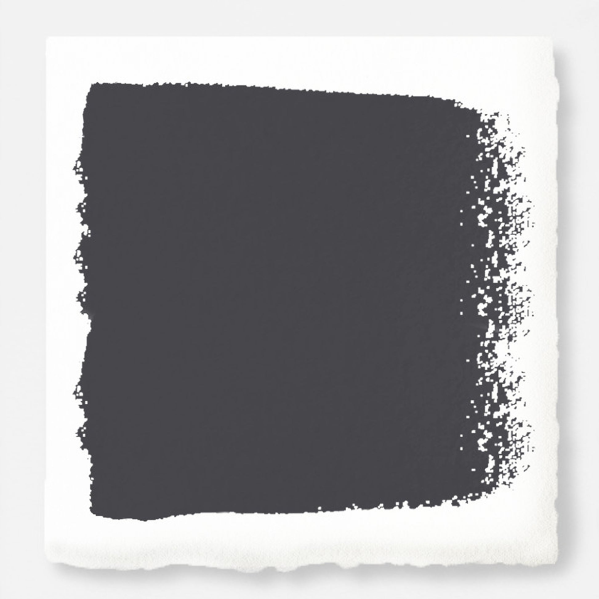 Almost black with blue undertones paint named fine black