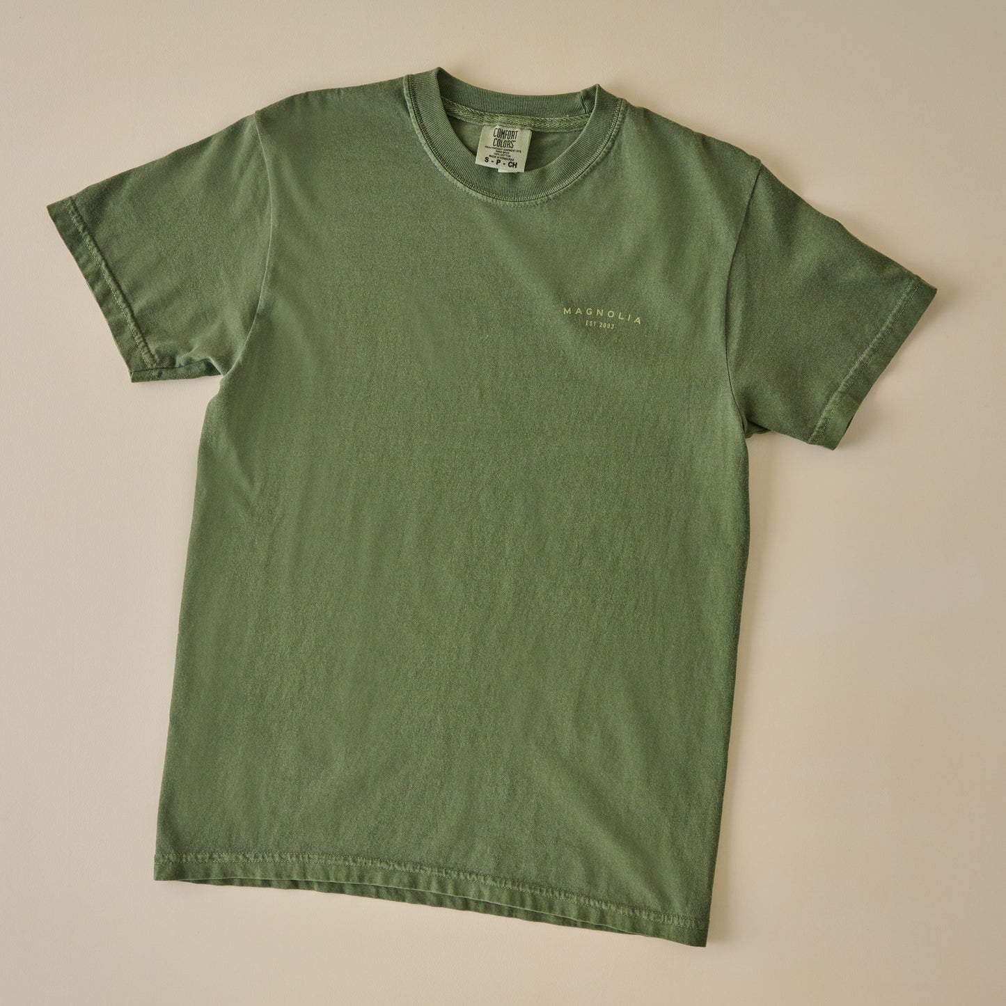 Magnolia Silos Crest Green Shirt front