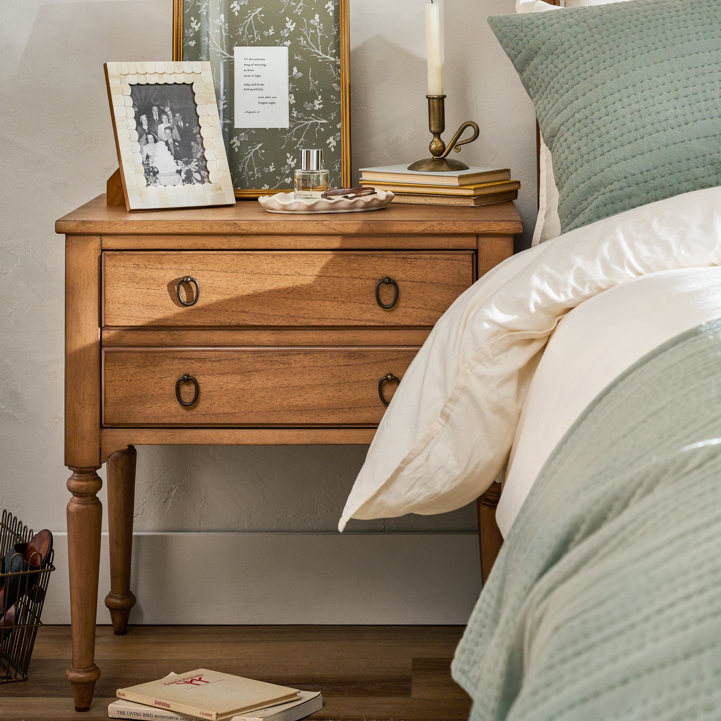 Corinne Nightstand in a room