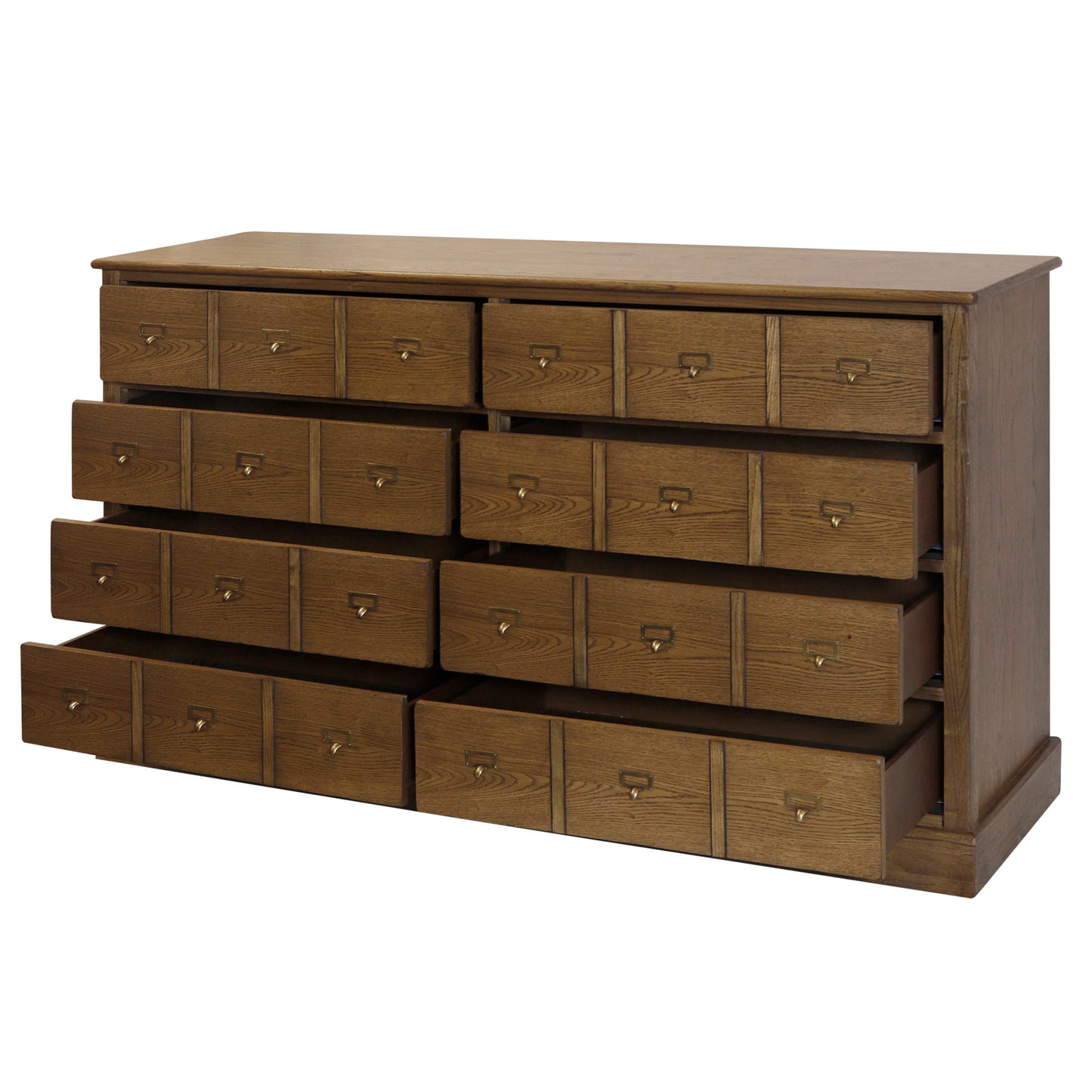 Hancock Cardlog Cabinet with drawers slightly open