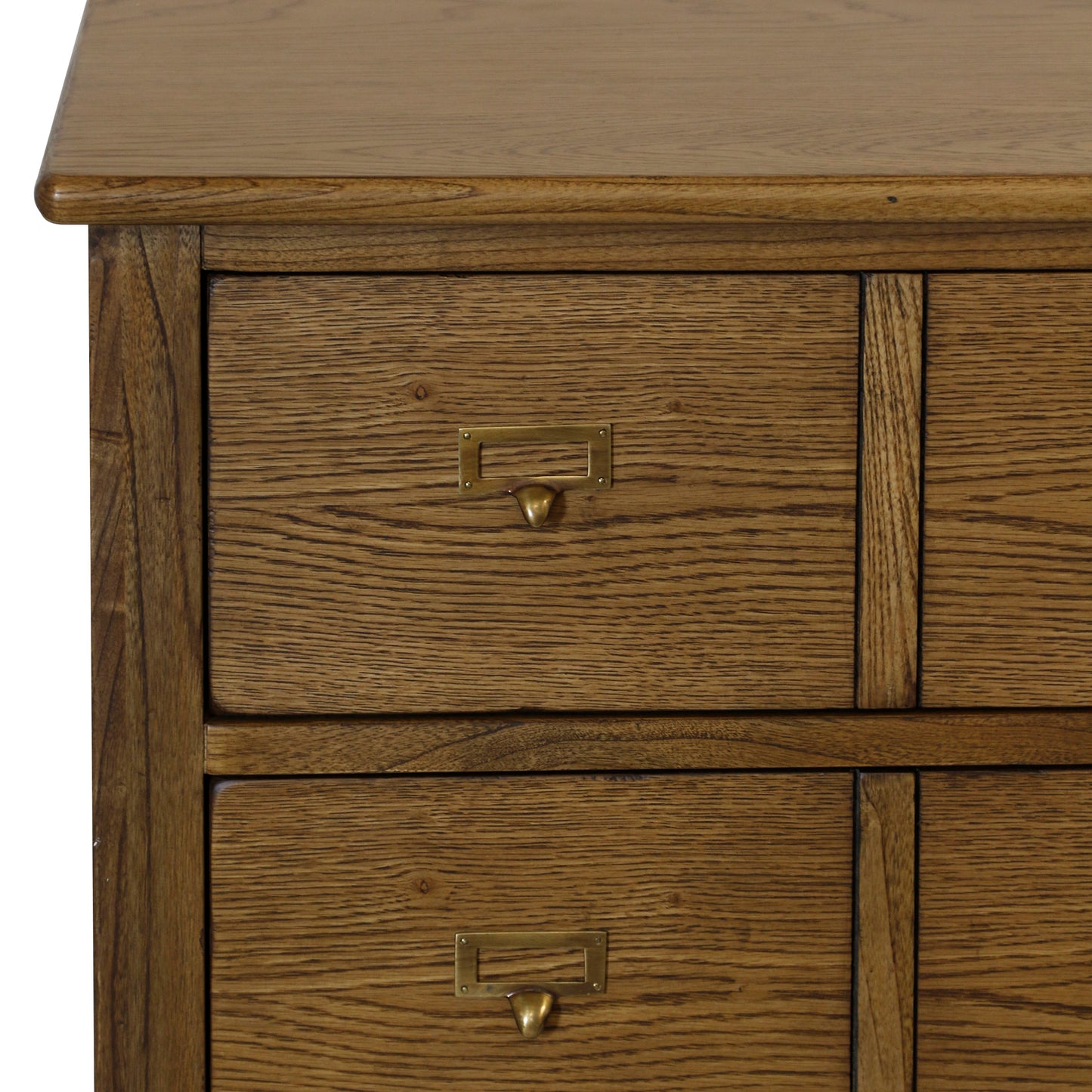 Hancock Cardlog Cabinet close up of drawer hardware