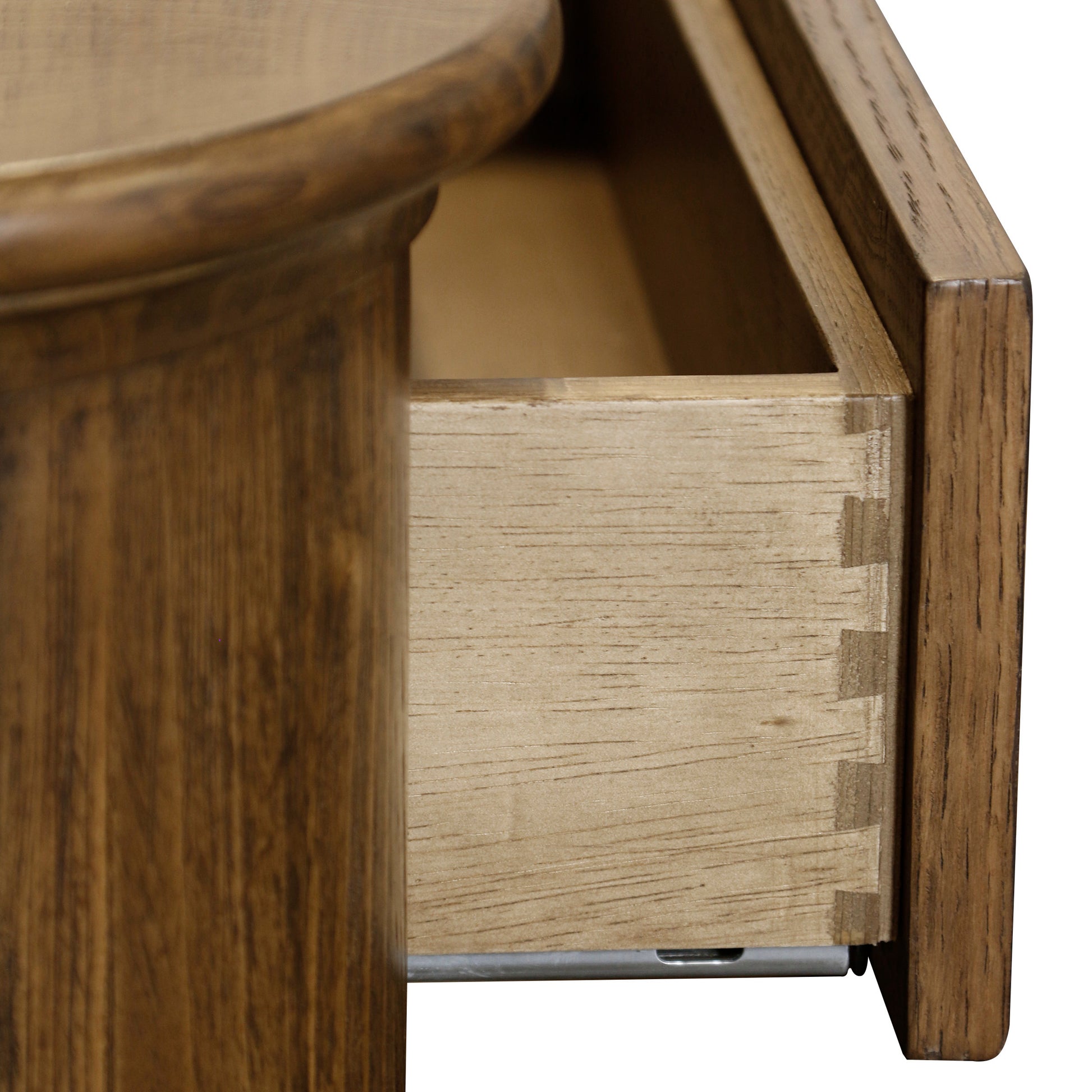 Bristow Oversized Sideboard close up of open drawer