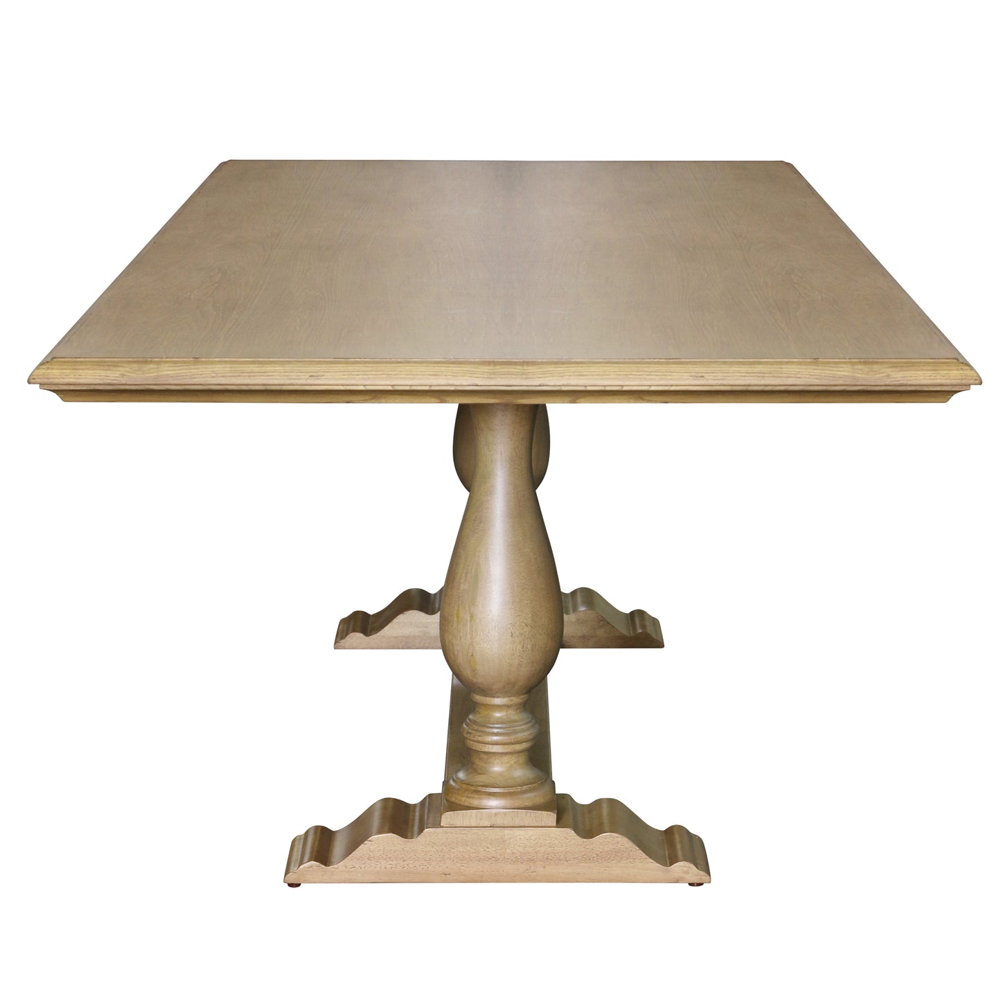 Georgia Dining Table in Natural end view