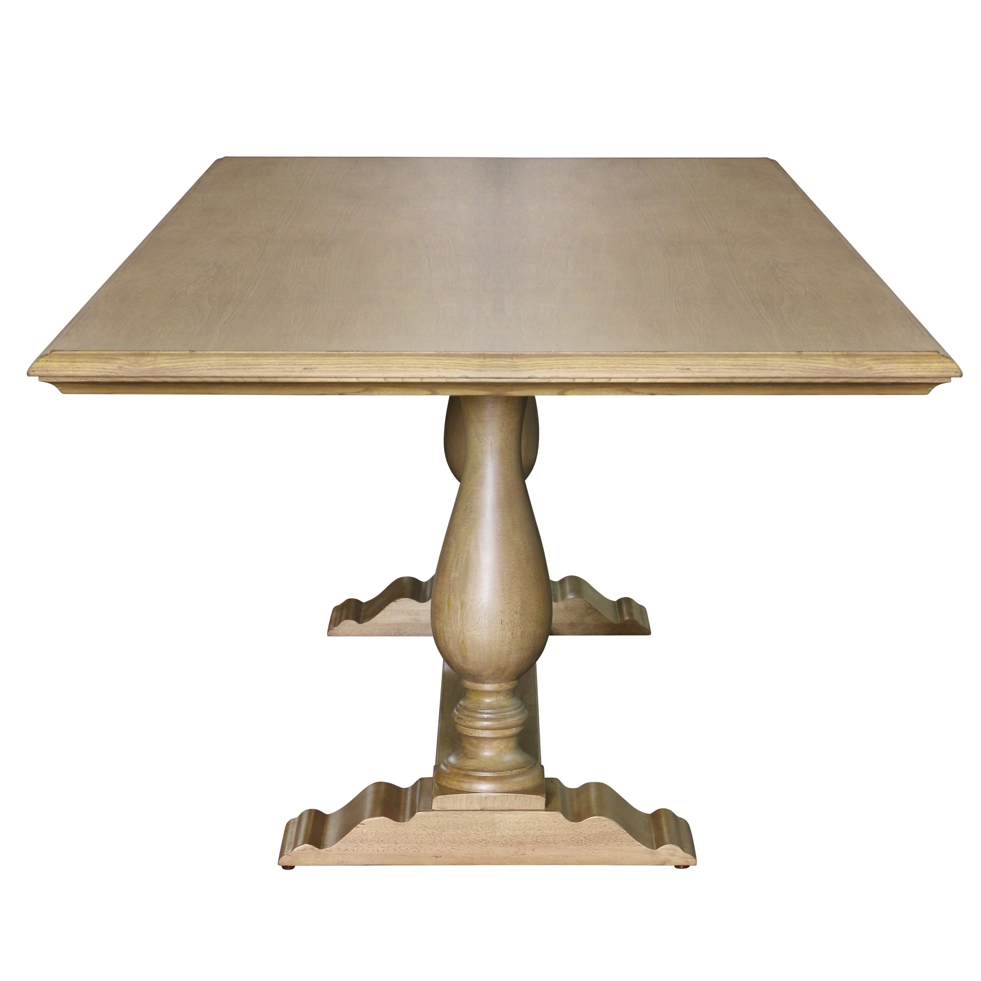 Georgia Dining Table in Natural end view