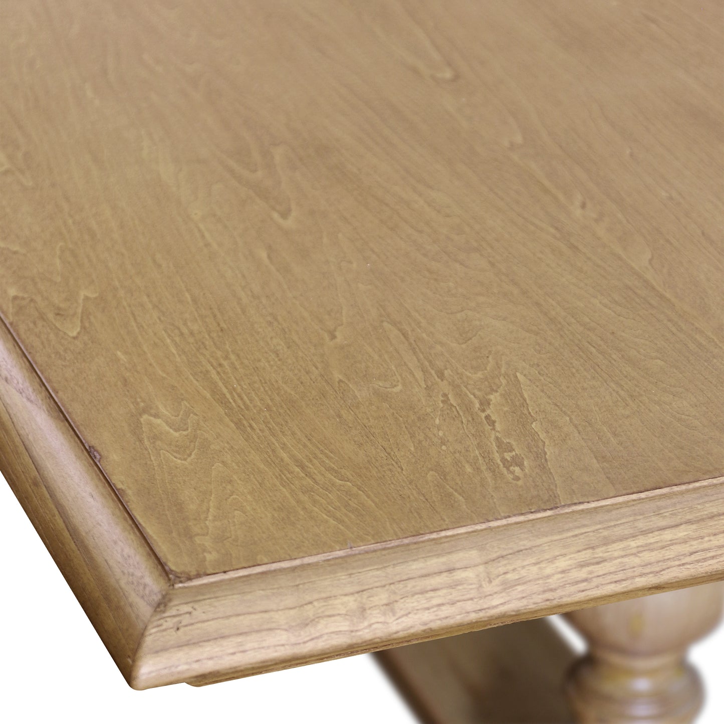 Georgia Dining Table in Natural corner up close