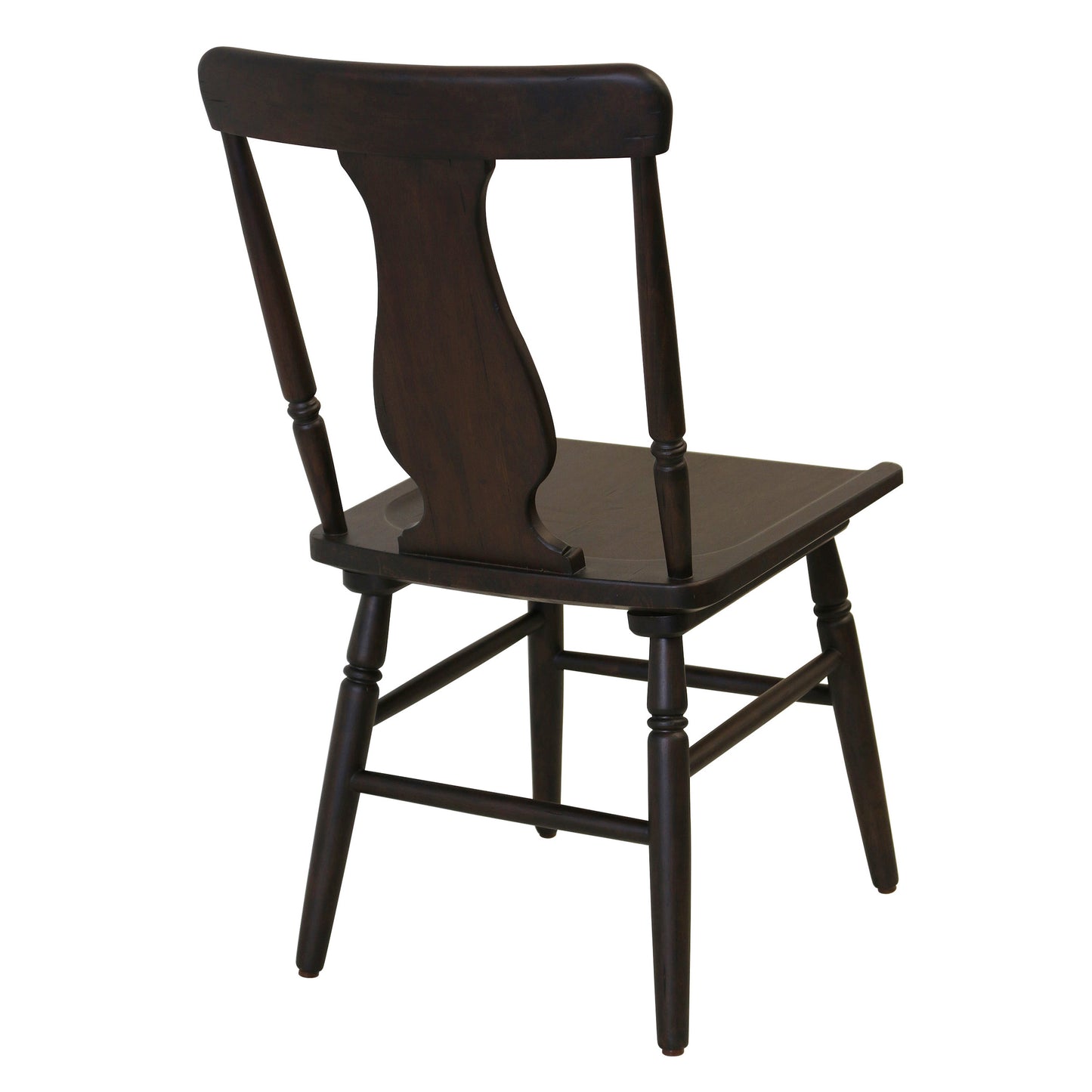 Espresso Lyla Dining Chair (set of 2) back view