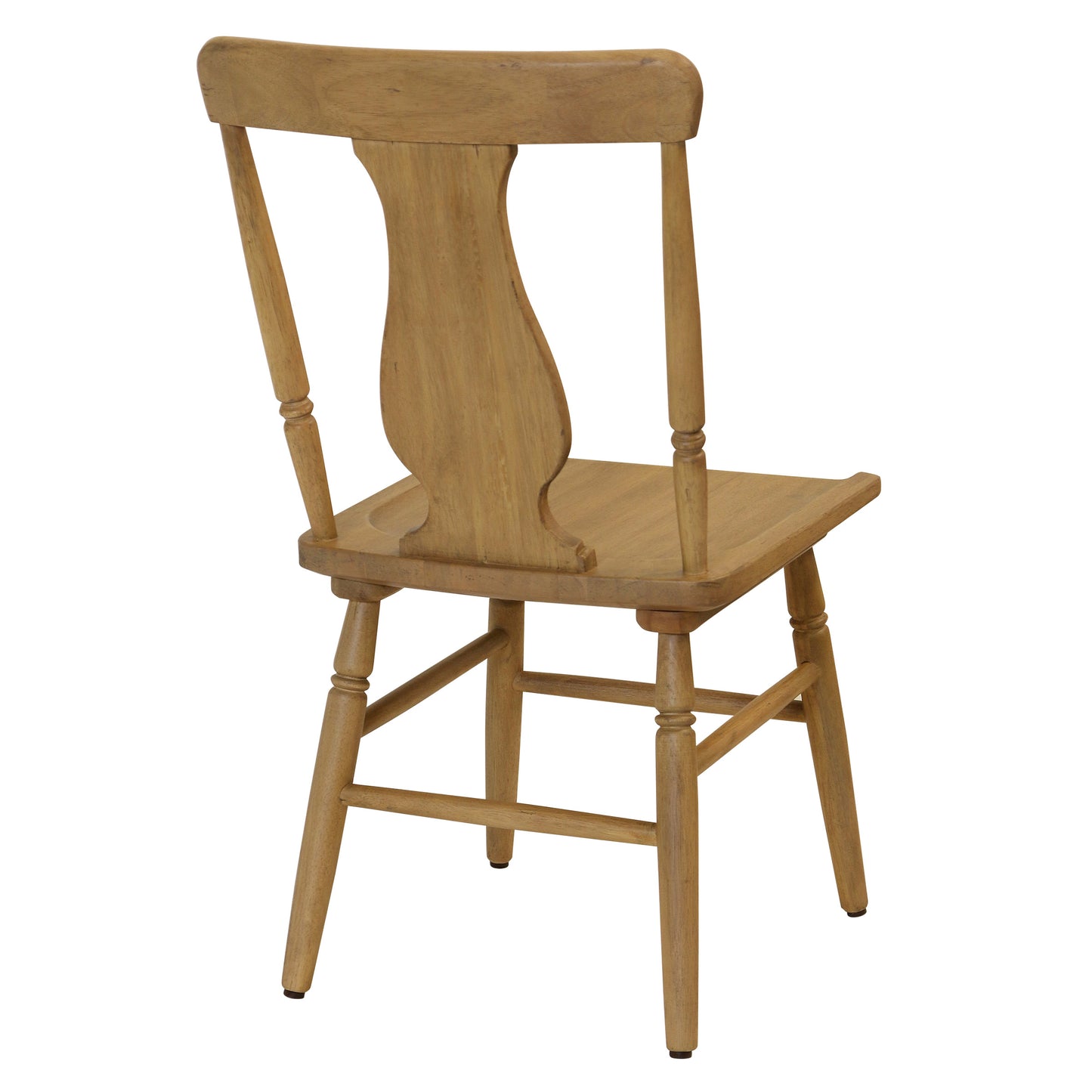 Natural Lyla Dining Chair (set of 2) - back view