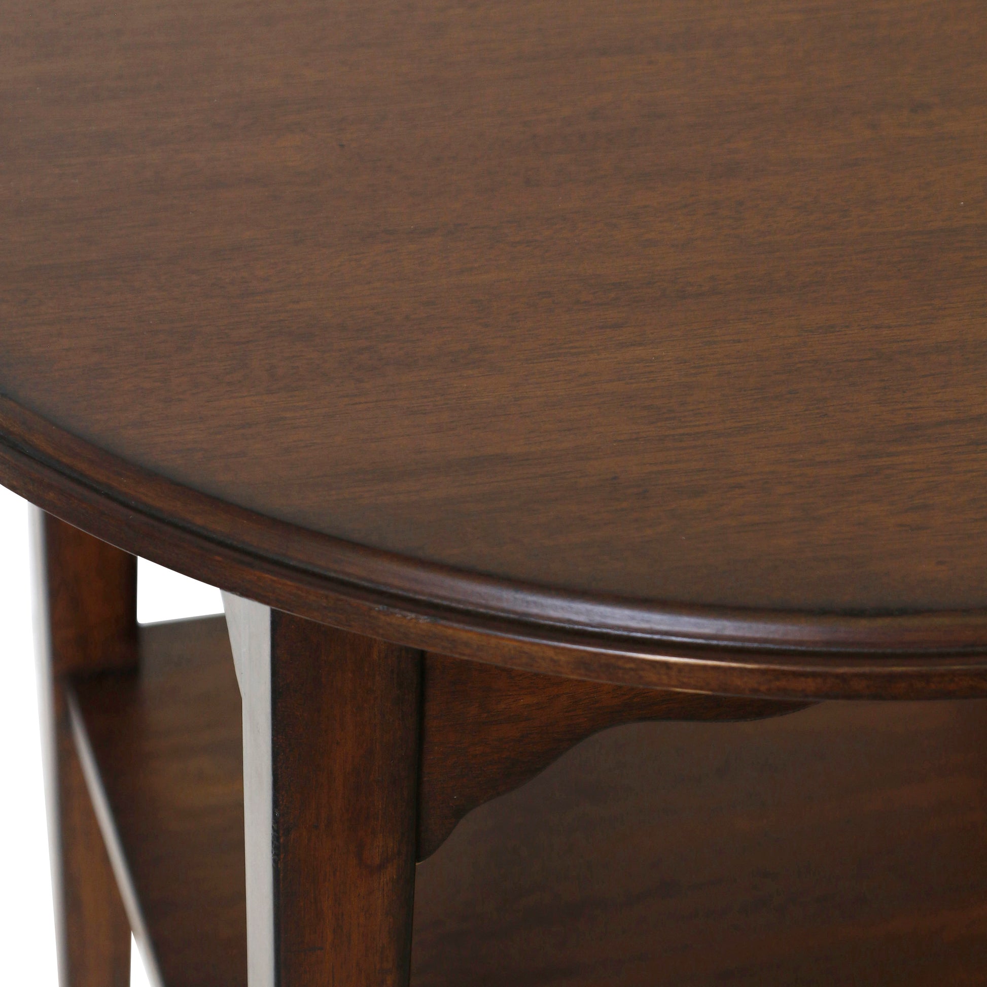 Clover End Table shown up close