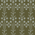 Lydia Wallpaper in moss