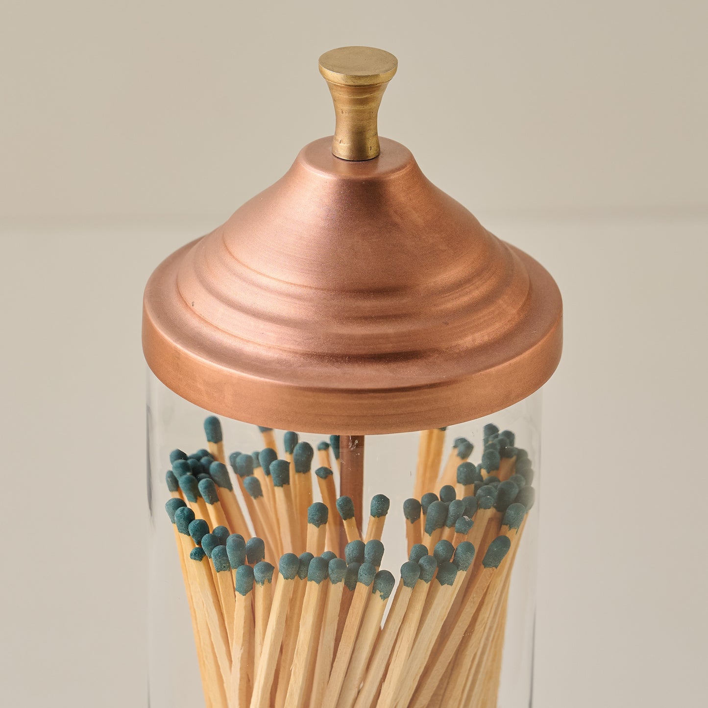 Magnolia Copper Fireplace Matchsticks up close