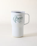 MAGNOLIA PRESS 16 OZ STAINLESS STEEL WHITE ROAM