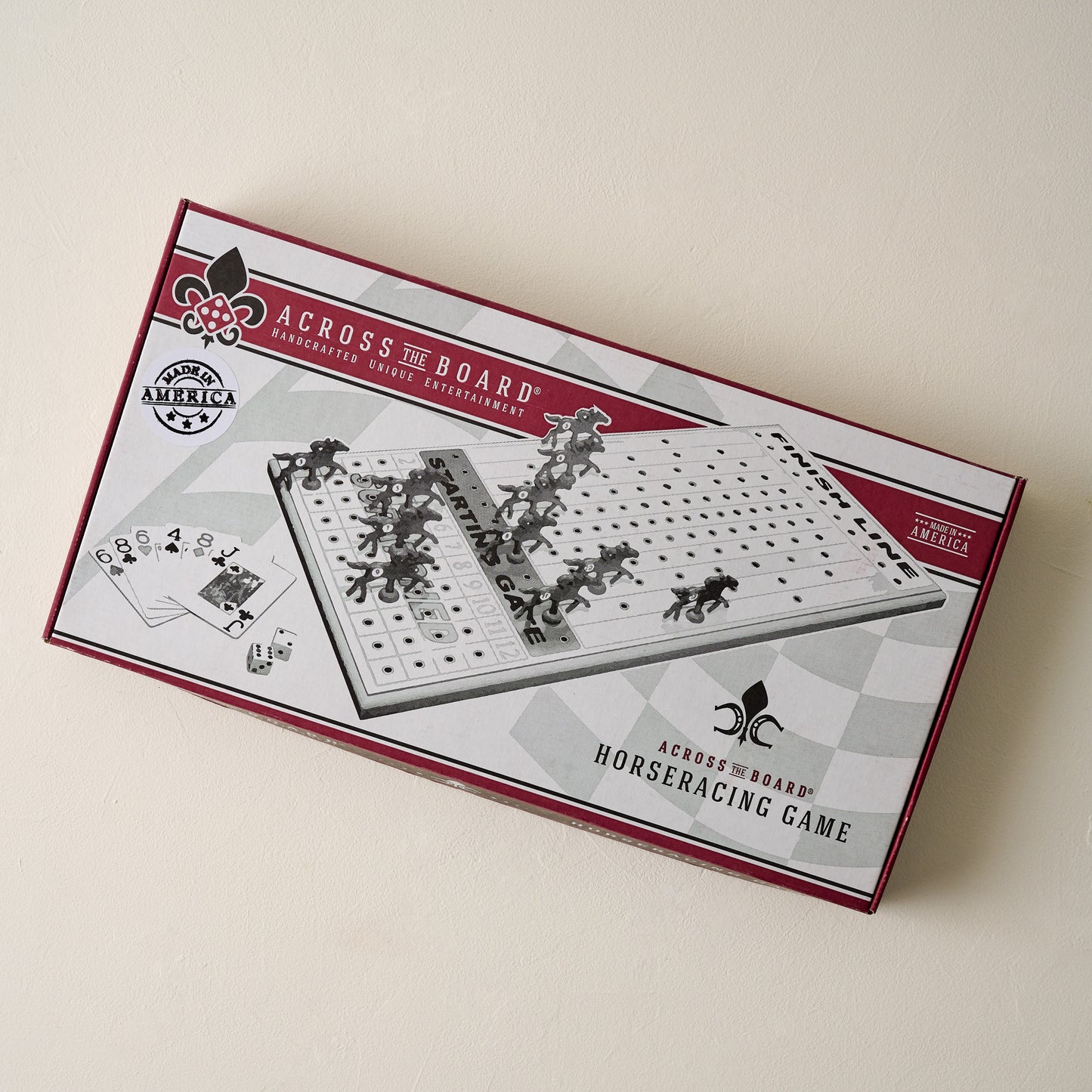 Horse Racing Maple Gametop in box