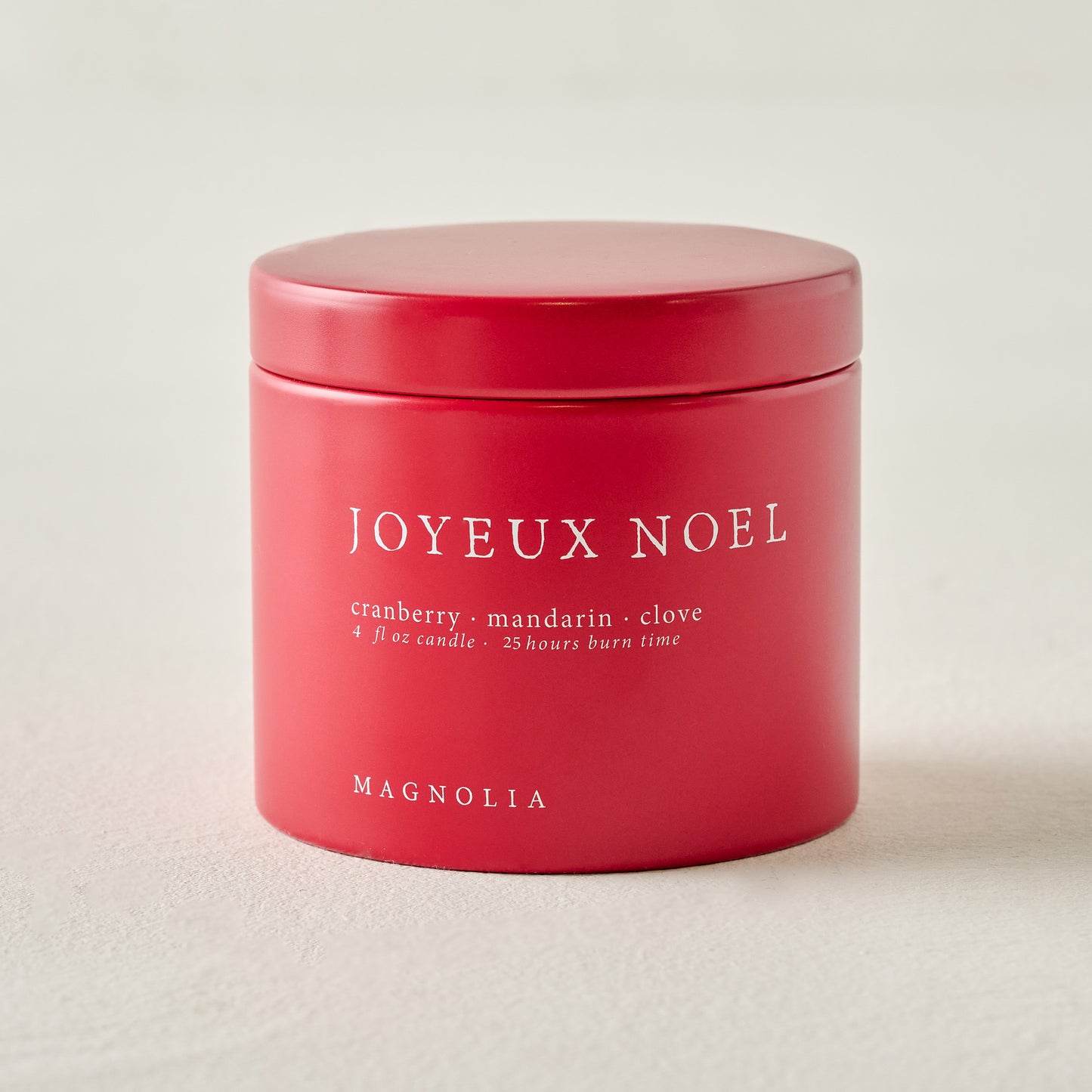 Joyeux Noel candle