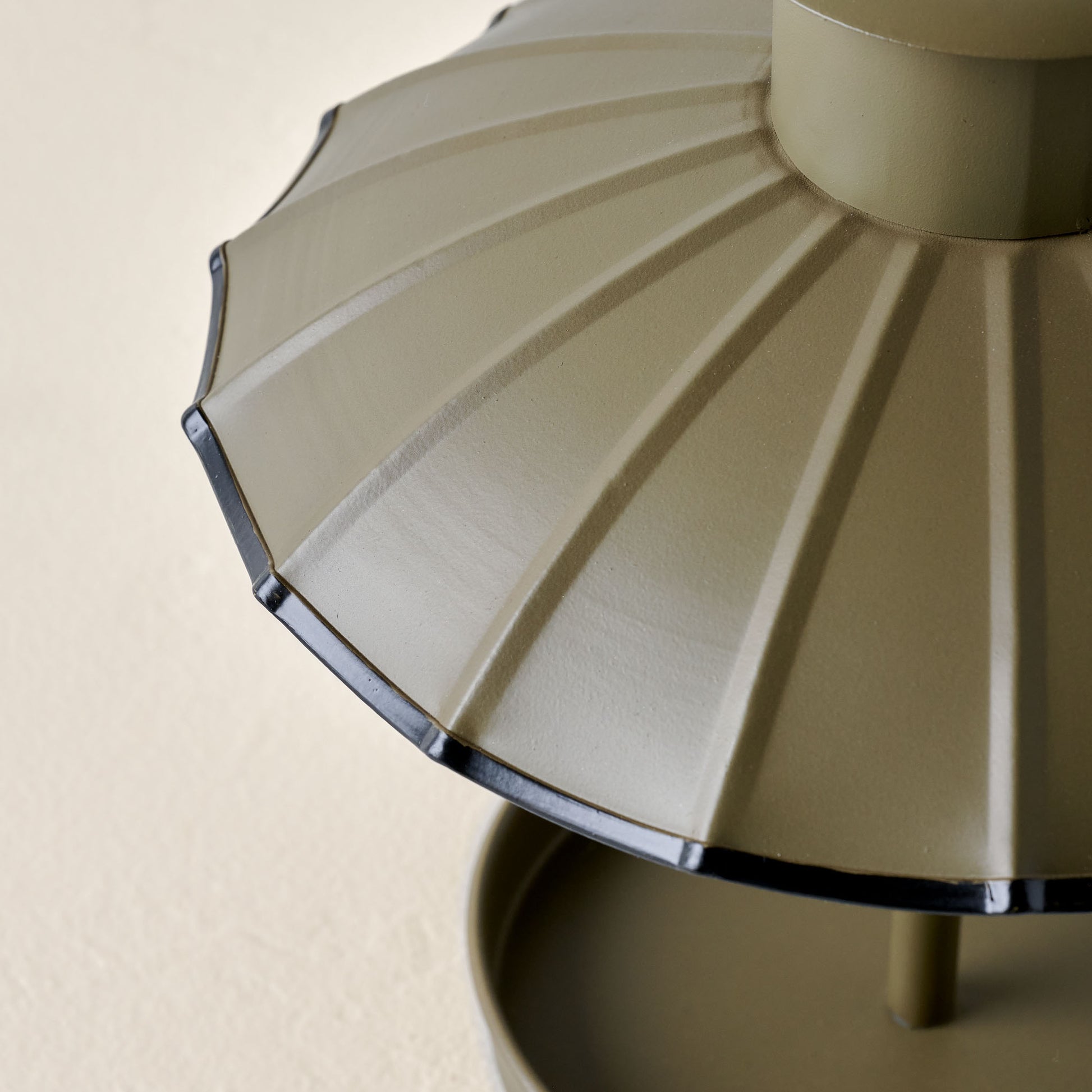 Round Roof Bird Feeder closeup