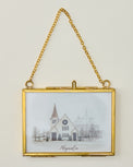 2024 Magnolia Chapel Mini Framed Ornament by Tabitha Paige