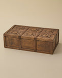 Large Trina Carved Wood Box