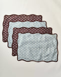 Cosmos Block Printed Reversible Placemat Set of 4