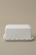 Antique White Margaret Butter Dish