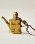 Solid Brass Watering Can Ornament