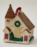 Magnolia Chapel Blown Glass Ornament