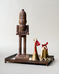 Heirloom Carved Wood Nutcracker Countdown