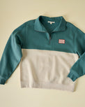 Magnolia Quarter Zip Colorblock Sweatshirt