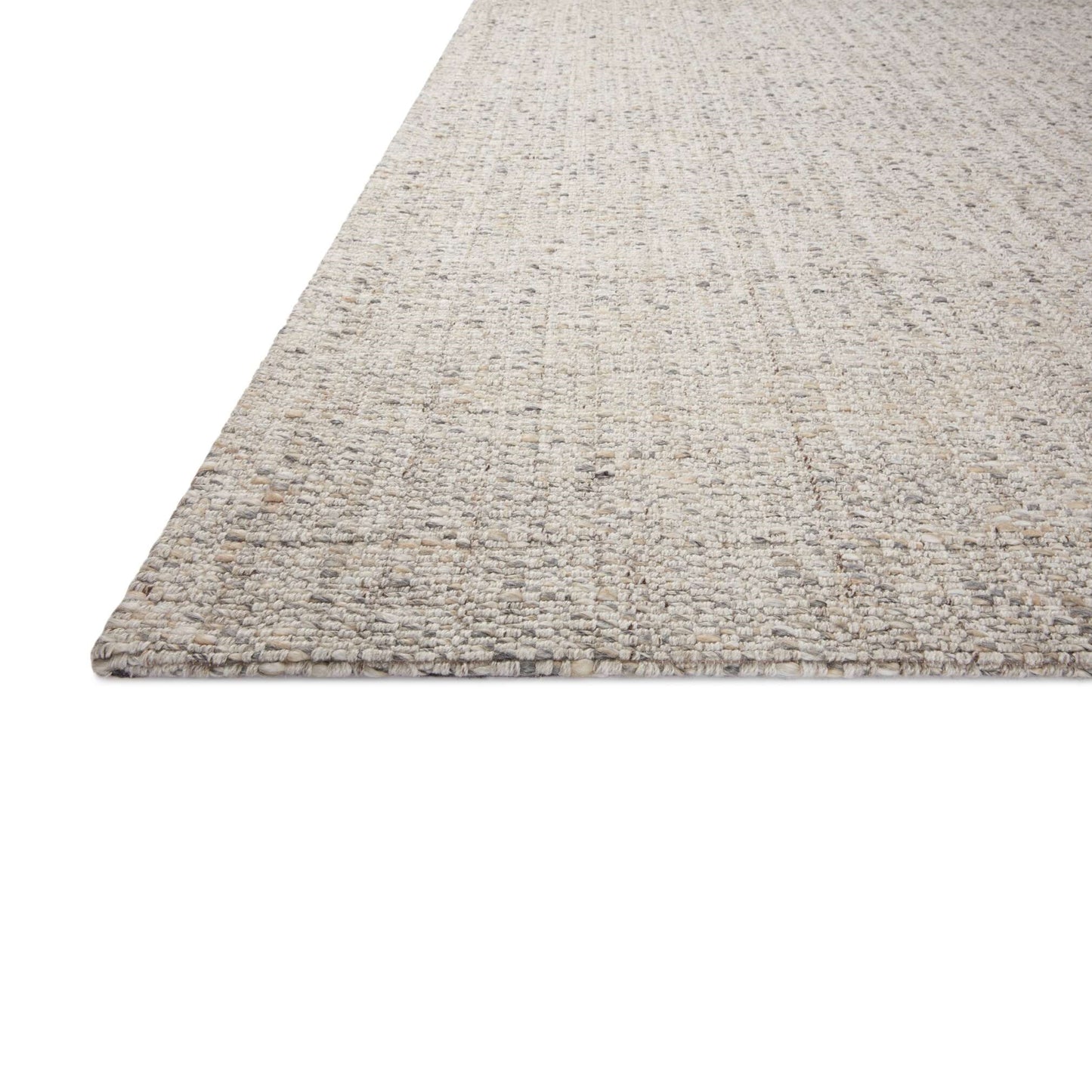 Pippa Silver Rug close up of corner