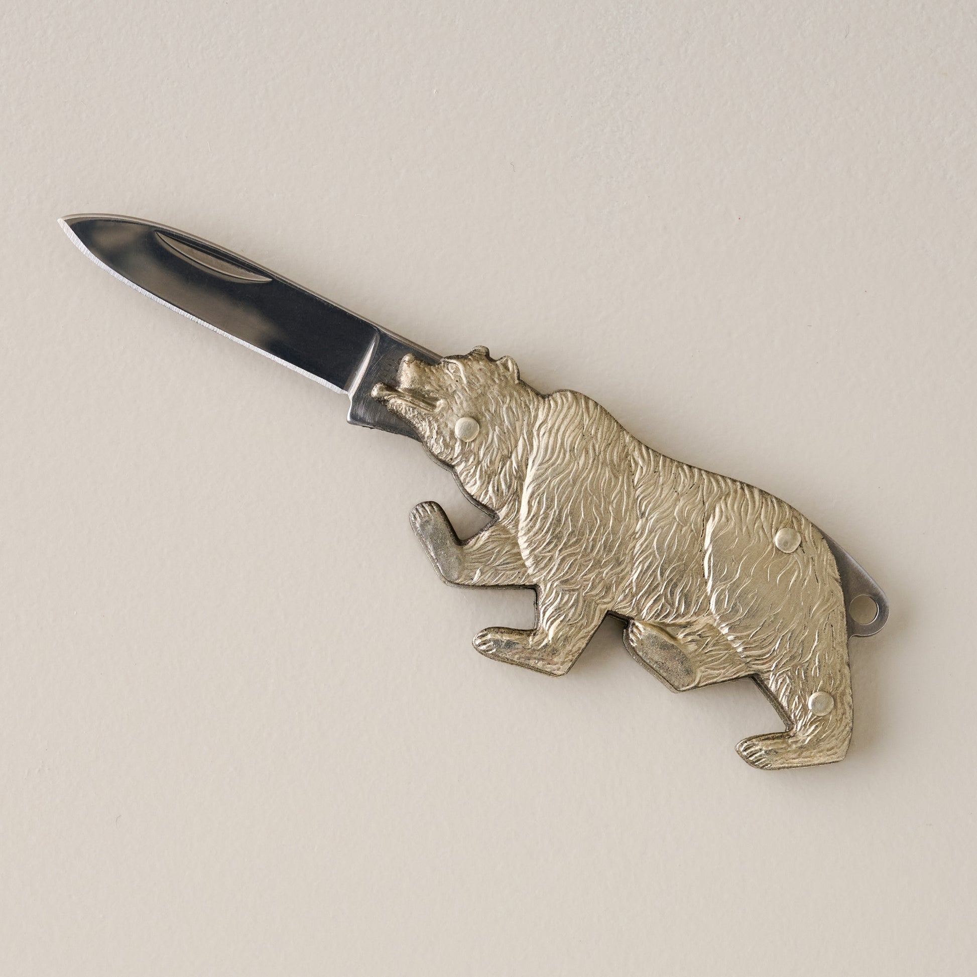 Bear Brass Knife