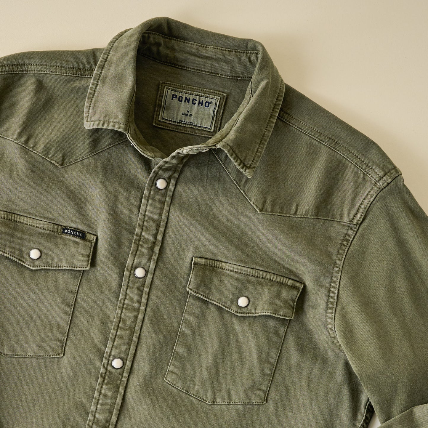 The Hidalgo Button Down Shirt up close