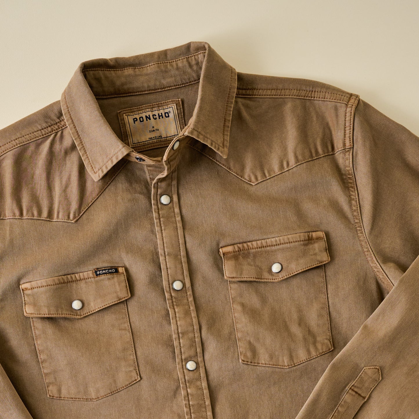 The Cotulla Button Down Shirt up close