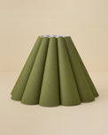 Linen Scallop Shade - Calla Green