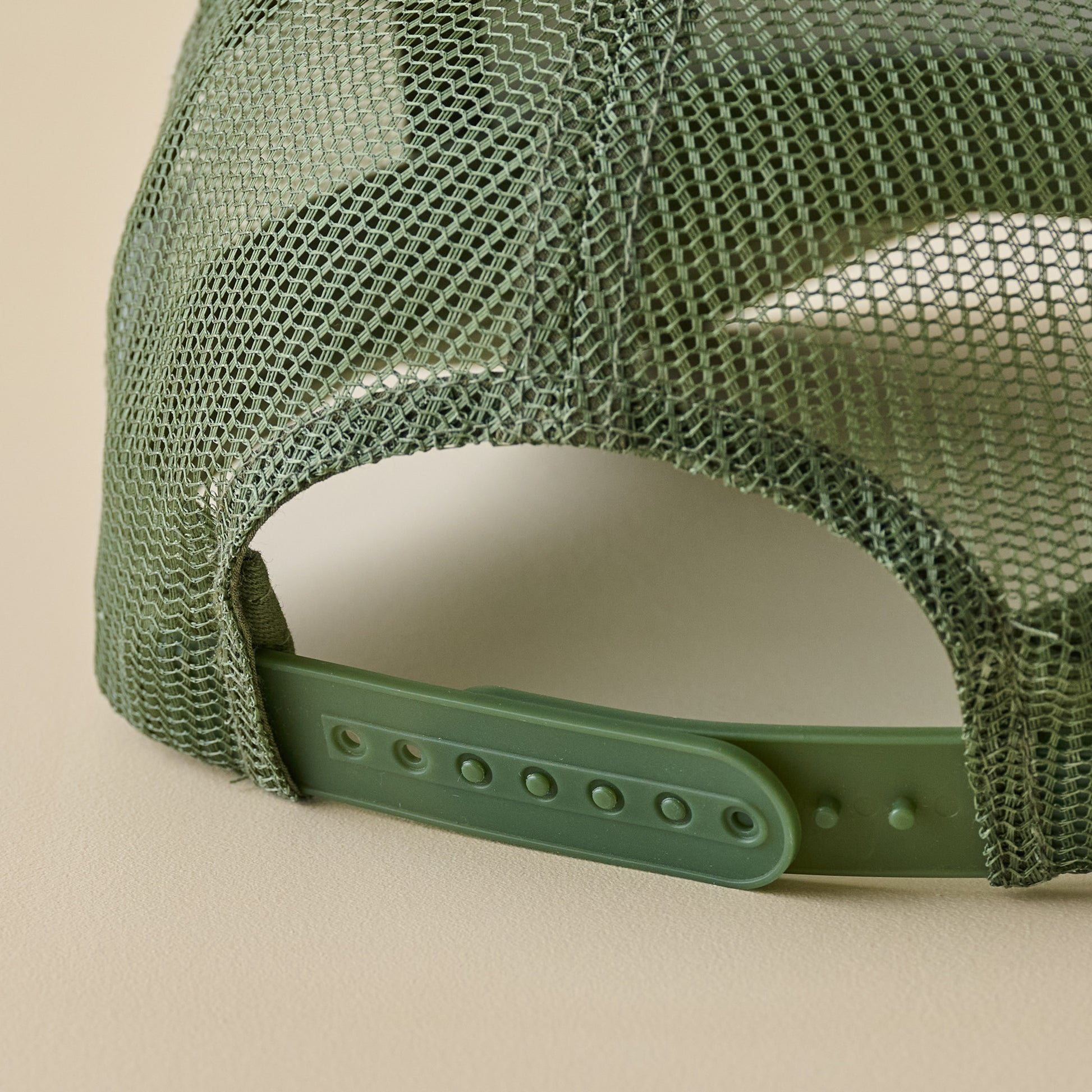 Magnolia Silos Foam Trucker Hat snapback up close