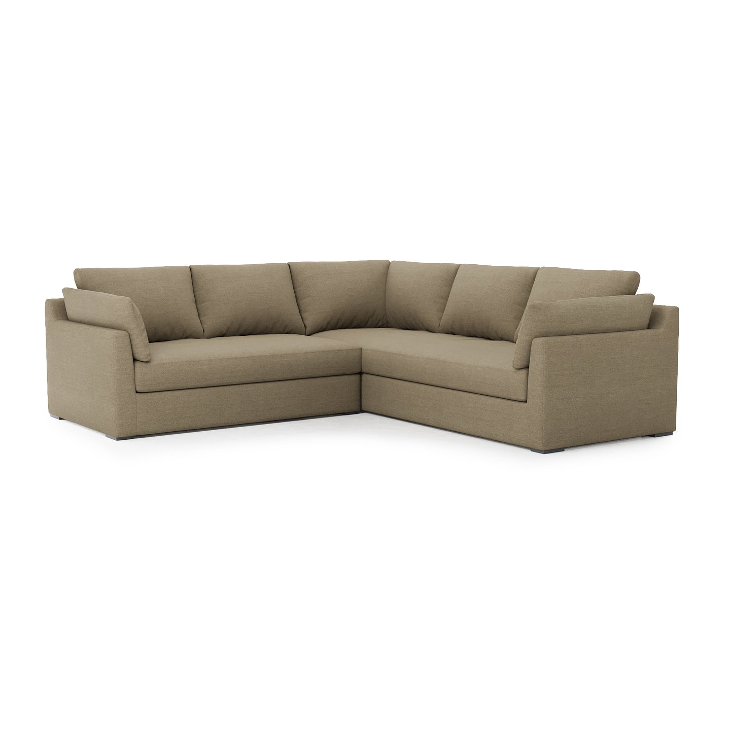 Serene Sectional mocha linen